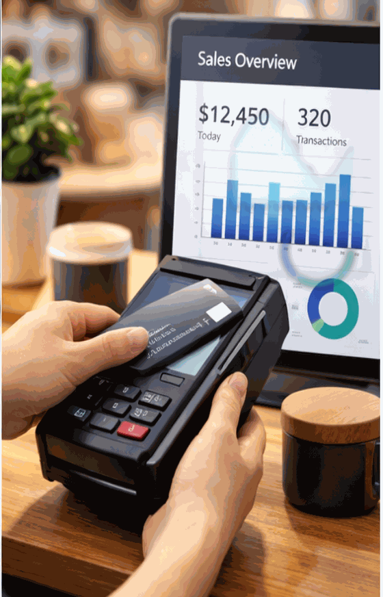 Business dashboard animated
